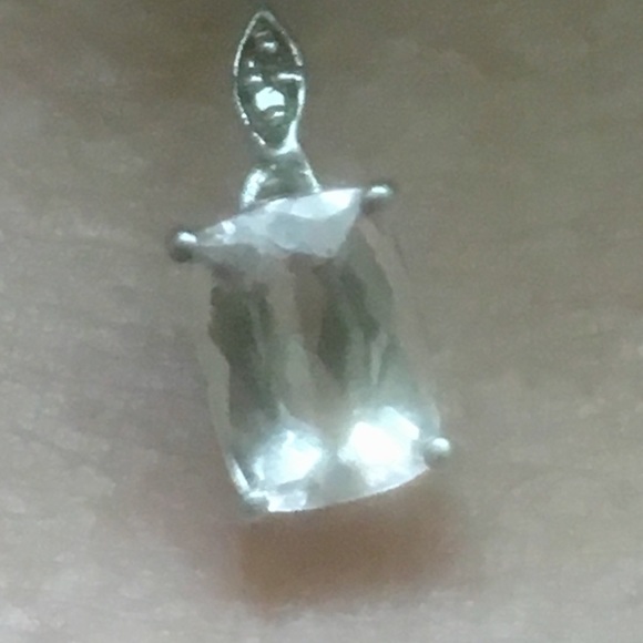 Maui Kunzite & African white Diamond&Sterling - Picture 5 of 8